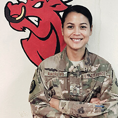 Senior Master Sgt. Raweewan Buppapong Andrews